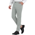 thumbnail image 4 of INSPIRE CHIC Men's Casual Straight Fit Comfort Stretch Flat Front Chino Pants, 4 of 6