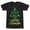 Black, variant on Men's Lost Gods St. Patrick's Day Keep Calm and Leprechaun Green Fade Graphic Tee Charcoal Heather Small