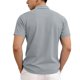 thumbnail image 3 of Blusa y camisa de manga corta con cuello vuelto para niños, camiseta de verano de color liso con cuello de manga corta para niños, camiseta de poliéster para niños, 3 of 4