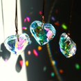 thumbnail image 6 of 6pcs 50mm Crystal Heart Prism Suncatcher Window Sun Catchers Crystals Hanging Decorations Rainbow Maker Pendant Christmas Ornaments, 6 of 7