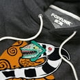 thumbnail image 2 of Beetlejuice Worm Unisex Adult Slim Fit Pull-Over Heather Hoodie, Charcoal, Small, 2 of 5