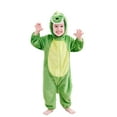 thumbnail image 3 of LOLANTA Toddler Dinosaur Animal Costume Unisex Baby Kids Flannel Hooded Romper Jumpsuit Dress Up Outfit, 3 of 7