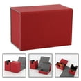 thumbnail image 3 of Caja de almacenamiento para tarjetas de juego, duradera, con buena protección, para cartas coleccionables deportivas. Rojo, 3 of 9