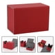 thumbnail image 3 of Caja de almacenamiento para tarjetas de juego, duradera, con buena protección, para cartas coleccionables deportivas. Rojo, 3 of 9