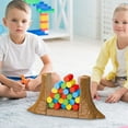 thumbnail image 4 of Pushing Wooden Stakes Game, Parent-Child Interactive Board Game, Educational Logic Puzzle Toy, Family Fun Strategy Activity For Kids Ages 3+, 4 of 9