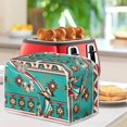 thumbnail image 4 of Toaster Cover 2 Slice, Soft Toaster Oven Covers, Toaster Cover Appliance Accessories for Kitchen, Washable Toaster Machine Cover, Great Gift, Green and Red, 4 of 7