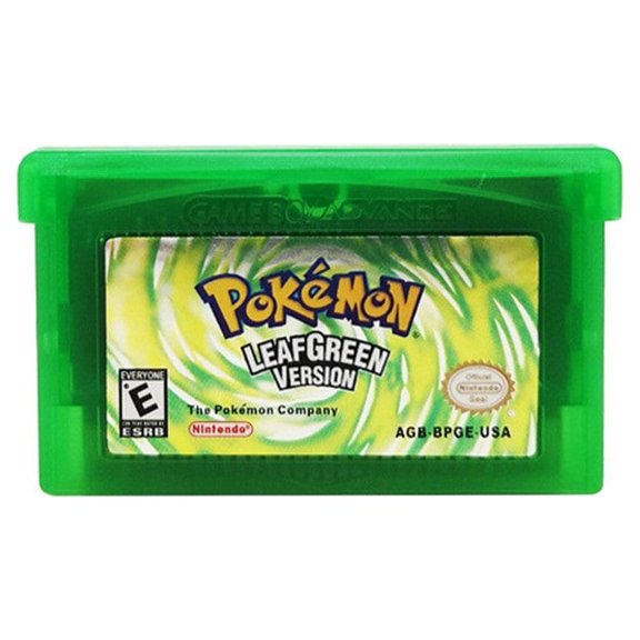 Cartucho GBA Game Boy Pokémon LeafGreen Inglés