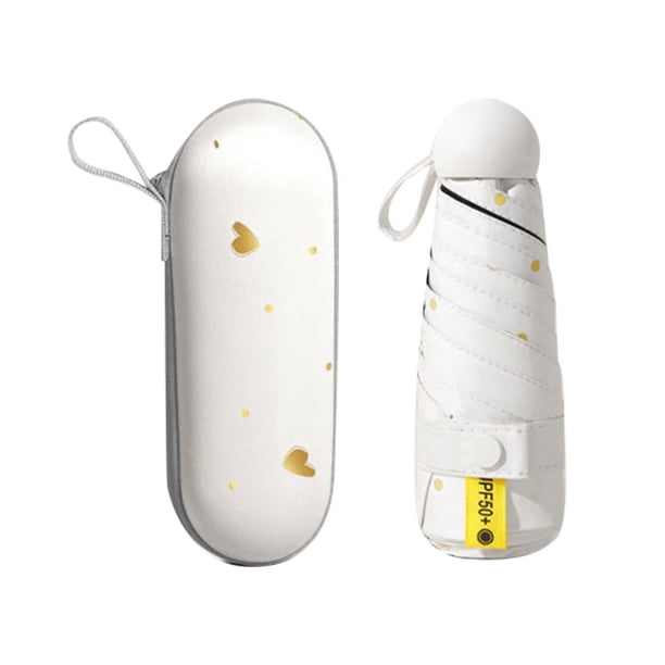 Advancent Sombrilla con forma de cápsula de amor, para llevar cómodamente, sombrilla eficiente con bloqueo , protección solar, amor, Type3 NO3