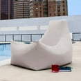 thumbnail image 3 of Jaxx Juniper Outdoor Bean Bag Patio Chair & Poolside Lounge, White, 3 of 5