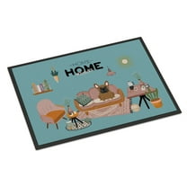 Brown French Bulldog Sweet Home Indoor or Outdoor Mat 18x27 CK7858MAT