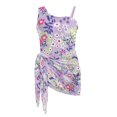 thumbnail image 6 of Tutolipy Rustic Floral Style One Piece Swimsuit Set with Mesh Cover Up, Comfortable Adjustable Straps Girls Swimsuit for Swimwear 15-16 Years Old, 6 of 10
