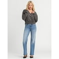 thumbnail image 6 of Jessica Simpson Rosa Mid Rise Relaxed Straight Jeans, Sizes 2-16, 6 of 6