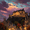 Autumn, variant on Fantasy Cloud Cityscape Canvas Print Home Interior Wall Art