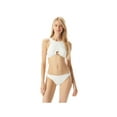 thumbnail image 3 of Michael Kors Essentials Solid Cropped Bikini Top White SM, 3 of 4