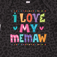 thumbnail image 4 of Inktastic I Love My Memaw Gift for Granddaughter Girls Baby Bodysuit, 4 of 5