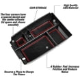 thumbnail image 4 of Compatible con caja de almacenamiento de consola Ford Bronco Sport 2021 Escapecenter, color rojo, 4 of 5