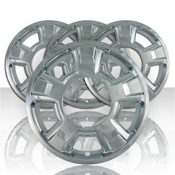 Set of Four 17" Chrome ABS Wheel Skin Covers for 2009-2014 Ford F-150