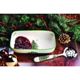 thumbnail image 4 of Portmeirion Botanic Garden Cranberry Dish & Slotted Spoon, 4 of 4