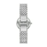 Relic by Fossil Womens Chloi Three-Hand Silver Alloy Watch
