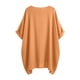 thumbnail image 4 of Mujeres Tops Color Sólido Manga Corta Malla Empalme V-Cuello Blusa Casual, Tops de Verano de las Mujeres, 4 of 8