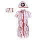 thumbnail image 1 of Disfraz de enfermera sangrienta, uniforme de zombie, traje de dama, disfraz de Halloween METRO, 1 of 9