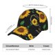 thumbnail image 2 of Fotbe Sunflowers3 Gorro Clásico de Béisbol, Gorra Ajustable con Broche Snapback, Gorro de Exterior de Algodón Suave, 2 of 6