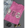 thumbnail image 3 of Oktoberfest Cute Icons T-Shirt Women -Image by Shutterstock, Female Small, 3 of 4