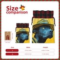 thumbnail image 3 of Rocae Stylish Yellow Dog Print Christmas Drawstring Linen Gift Bag with Drawstrings Treat Bag Goody Present Bags for Christmas Party Favor, 3 of 8