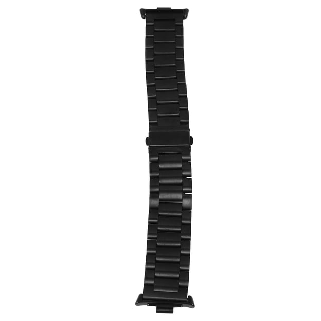 For Smartwatch Strap Double Snap 3 Beaded Stainless Steel Replacement Wristband For Mi Band 8 Pro