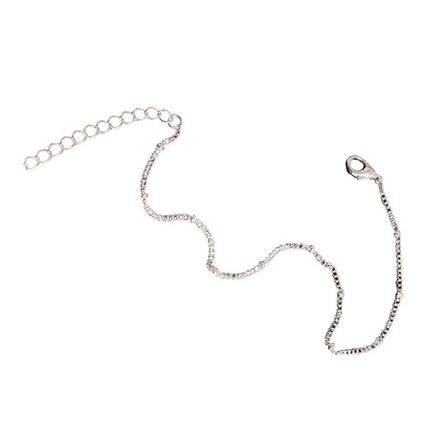 Minnieouse Tobillera ajustable Cuentas de metal de tobillo de aleación Accesorio de moda Regalos del día de San Valentín Cadenas de pie para dama Type3 NO3 Minnieouse AP009290-02