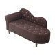 thumbnail image 4 of Sofá cama perfecl de esponja de tela 47x20x21 pulgadas pies de madera Café oscuro, 4 of 8