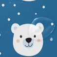 thumbnail image 4 of Yayeee Shower Curtain with Hooks 72"x72" Waterproof Fabric Bathroom Hanging Decor, Blue Polar Bear, 4 of 5