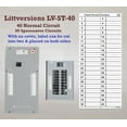 thumbnail image 4 of LV Fuse Box Circuit Breaker Panel Directory Labels/Decals/Stickers for All Electrical Panel/Load Centers (Standard 40 Circuits 3 Pcs), 4 of 5
