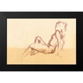 thumbnail image 2 of Wild Apple Portfolio 18x13 Black Modern Framed Museum Art Print Titled - Figure Study VII, 2 of 5
