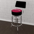 thumbnail image 4 of Hunt Skull Padded Swivel Swivel Bar Stool with Back, 4 of 6