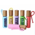 thumbnail image 2 of 6pcs 10ML Roller Bottle Holder Sleeve Essential Oil Carrying Case Silicone Essential Oil Bottle Case Protective Cover, 2 of 6