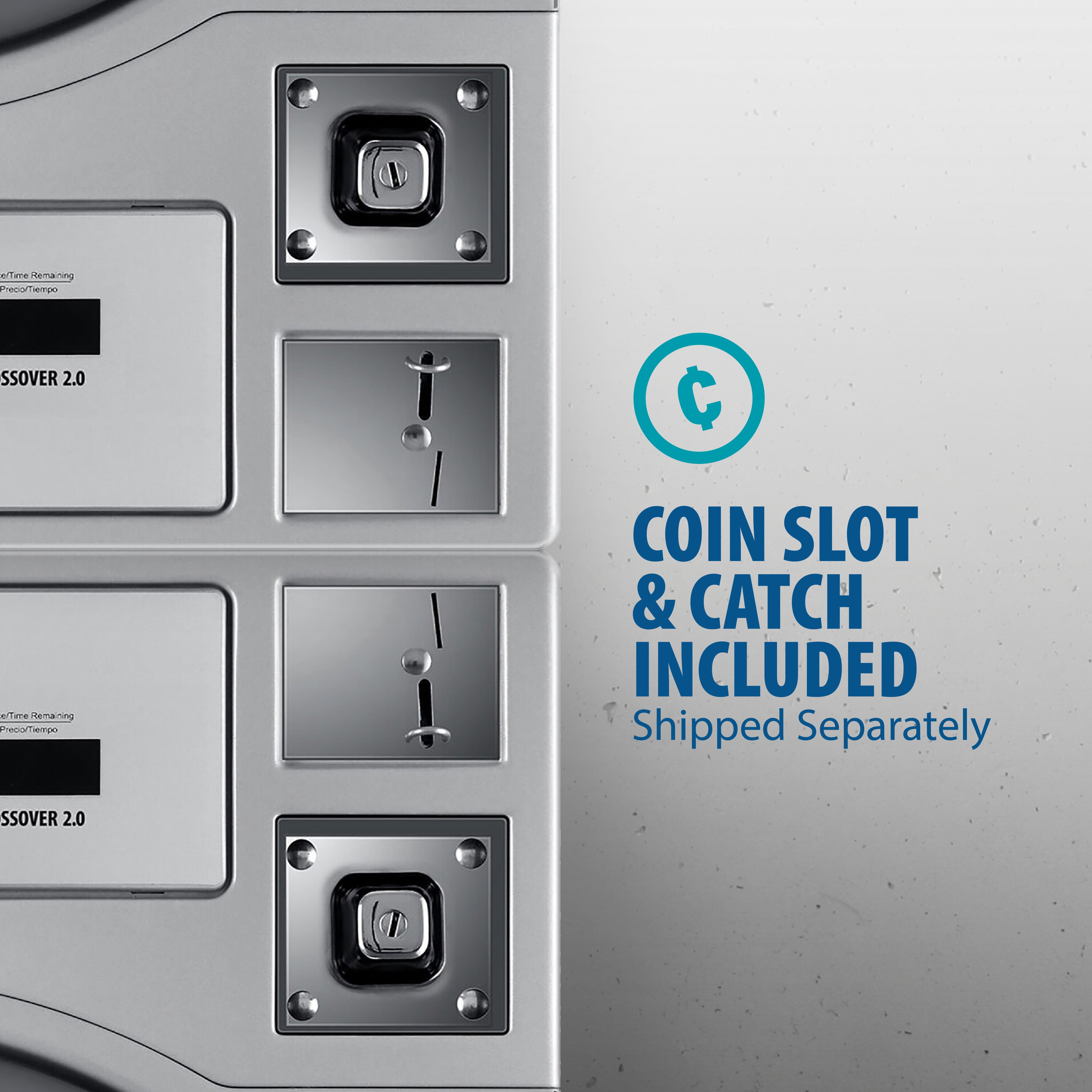 Crossover 2.0 by Wascomat 7-cu. ft. Coin Operated Electric Commercial Dryer Stacked Units, ELEC DRYER/DRYER STACK