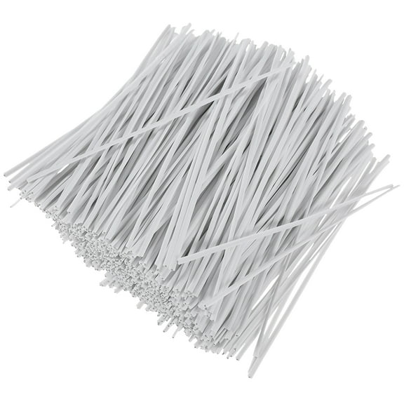 HOMEMAXS  1000 Pcs Cable Ties 4 Inch Multi-purpose Cord Electric Wire White