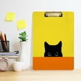 thumbnail image 5 of FMSHPON Black Cat Clipboard Hardboard Wood Nursing Clip Board and Pull for Standard A4 Letter 13x9 inches, 5 of 7