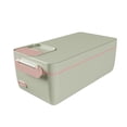 thumbnail image 1 of Binwennn Contenants à Sandwich Réutilisables à Fermeture Éclair pour Collation à Plat pour Enfants, Lunch Chauffant, Lunch Autochauffant, Modèle Sans Fil Rechargeable avec Acier Inoxydable de Qualité Alimentaire 304 de 3200mAh, Grande Capacité de 1 L, 1 of 6