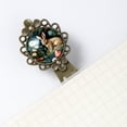 thumbnail image 5 of Rabbit Book Accessories: Vintage Copper-Colored Lace Bookmarks - Set of 2 Stainless Steel Book Marks - Gifts for Book Lovers and Readers, 5 of 5