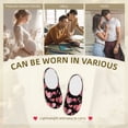 thumbnail image 7 of Lsque Hearts Pattern Womens Comfort Cotton on Scuff With Memory Foam and Anti-skid Sole Slipper-40/41, 7 of 7