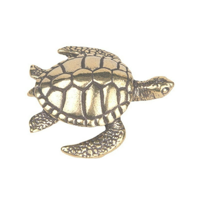 Statue Miniature de Turtle Décorative Accrocheuse Grande Figurine d'Animal Turtle Artisanat Décoration