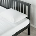 thumbnail image 2 of Best Price Mattress Marley Solid Wood Platform Bed with Headboard, Black, King, 2 of 9