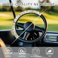 thumbnail image 3 of ZUXONGSY Hippie Flower Golf Cart Steering Wheel Cover Club Car Steering Wheel Cover Universal Automotive Steering Wheel Cover Club Car Golf Cart Interior Decor Steering Wheel Accessories, 3 of 7