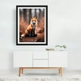 thumbnail image 2 of the forest fox - Photography Fox Wildlife Nature Forest Autumn Animal Woodland Black Framed Wall Art Print 11 x 14 inches, 2 of 3