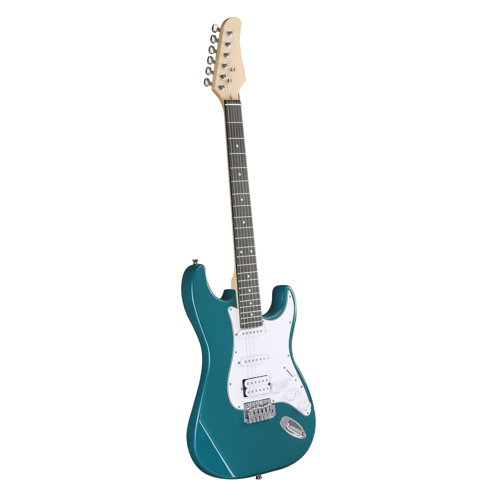 KST Stylish H-S-S Pickup Electric Guitar Kit with 5W AMP Bag Guitar Strap Strings Lake Blue