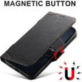 thumbnail image 3 of Leather Magnetic Wallet Case for iPhone17 Pro Max Compatible with MagSafe & Wireless Charging, 3 Card Slots & ID Holder, Kickstand, 360° Military Shockproof Protection Premium Brown, 3 of 9