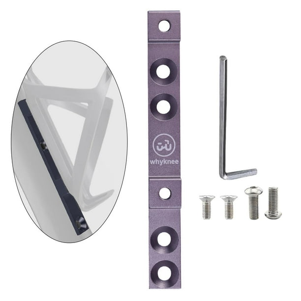 Soporte para Botella de Agua Sharpla Adaptador Portabidón para Bicicleta de Carretera Plegable Plata