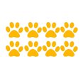 thumbnail image 1 of HEVIRGO Cute Cat Paw Footprint Reflective Car-Styling Vehicle Decals Sticker Decoration, 1 of 10